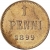 1 пенни 1899 года